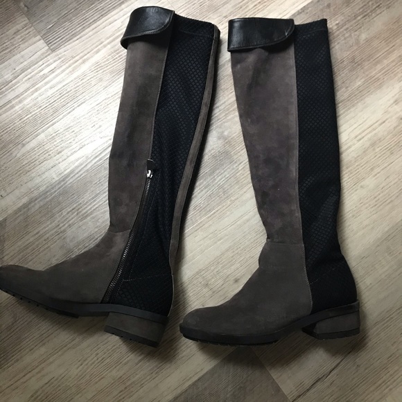 Shoes - Yoox leather knee high boots